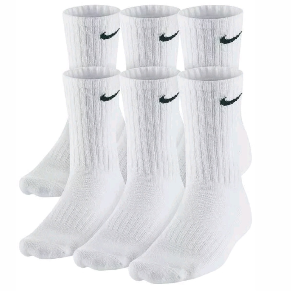 Nike Performance Cushioned Cotton Socks 6 Pack